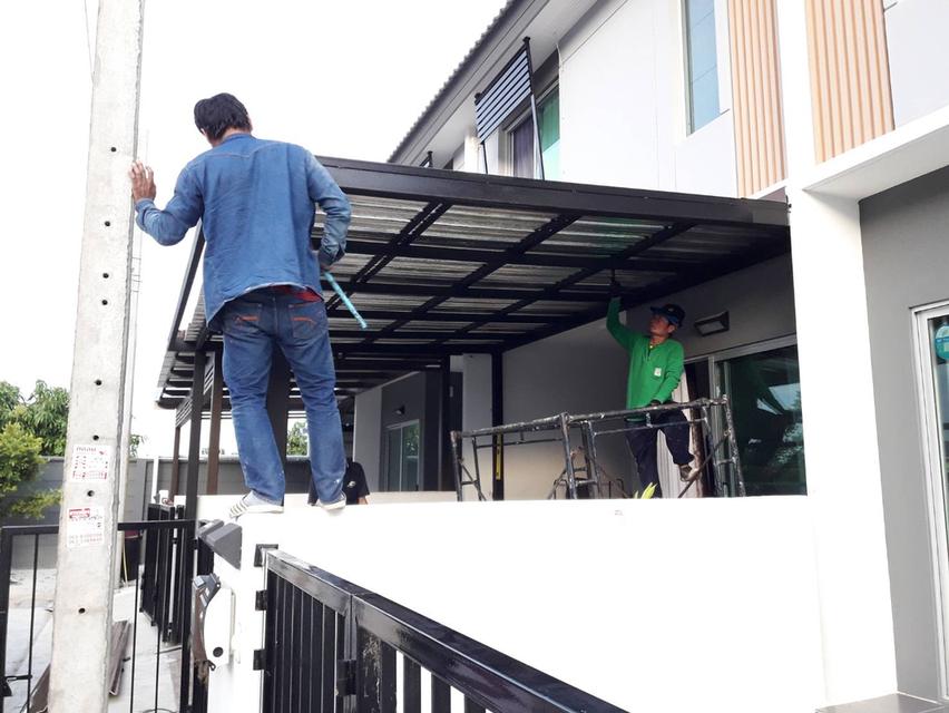 ต่อเติมหลังคา กันสาด แบบครบวงจร รูปที่ 17