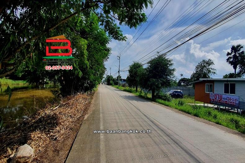 ที่ดินเปล่า เนื้อที่ 24-3-8 ไร่ ซอยสุทธิพันธ์ (ระหว่างซอยเลียบคลองหกตะวันตก 31-33) ถนนรังสิต-นครนายก ตำบลคลองหก อำเภอคลองหลวง ปทุมธานี 3