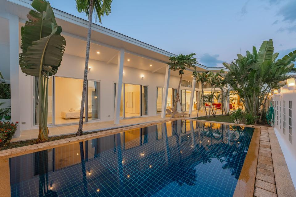 ขายยกโครงการพูลวิลล่า 5 หลัง 18 ห้องนอน โฉนด 5,804 ตร.ม. ถลาง ภูเก็ต 118 ล้านบาท เจ้าของขายเอง 10