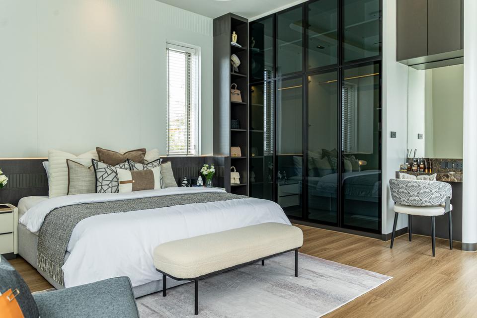 🏡🎉 Pool Villa ในโครงการใหม่ บ้านสไตล์โมเดิร์น Type Olive ตกแต่งพร้อมอยู่ #หางดง - ราคาเริ่มต้น 7.48 ล้านบาท 🔥新建房屋出售 3 卧室 4 卫生间 - 价格 7.48 MB 🔥 7