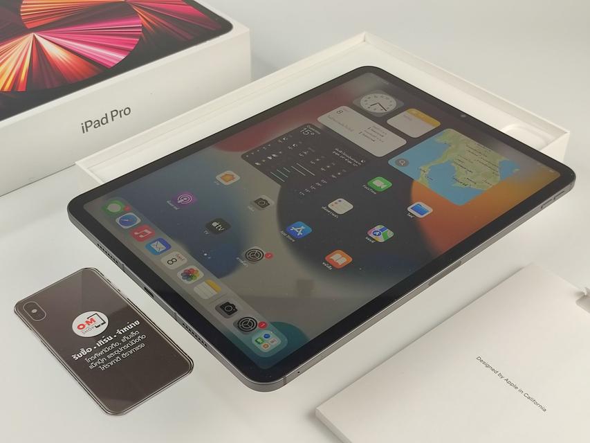 ขาย/แลก iPad Pro11 Gen3 M1 512GB Wifi+cellular Gray ศูนย์ไทย สวยมาก แท้ ครบยกกล่อง เพียง 33,900 บาท  1