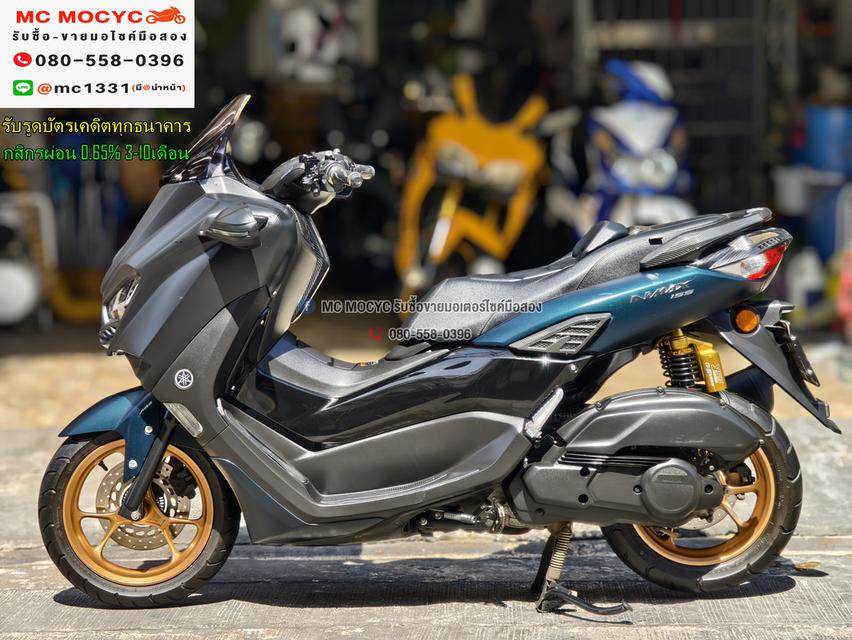 Nmax 2022 วิ่ง10000โลแท้ รุ่นTOP Yconnect ABS TCS รถบ้านแท้มือเดียว กุญแจบุคเซอวิสครบ แต่งแน่นๆ No1155 5