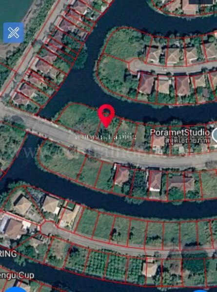 ที่ดินเปล่า ถมแล้ว 106.7 ตร.วา หมู่บ้าน การ์เด้นลากูน่า - ฉะเชิงเทรา ถนนเมน ติดทะเลสาบ 9