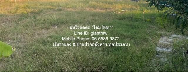 DSL-924.2 ขาย ที่ดิน ขายที่ดินเปล่าถมแล้ว และมีรั้วแล้ว (ใกล้ตลาดเวิลด์มาร์เก็ต) 100 ตร.ว. ราคา 3 ล้านบาท กรุงเทพ ทวีวัฒ 6