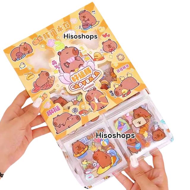 CUTE CARTOON STICKERS สติ๊กเกอร์น่ารักๆ ลายการ์ตูน แบบกล่อง หลายแบบ สำหรับตกแต่งได้อารี่ แต่งสมุดโน๊ต ของใช้ต่างๆกันน้ำ 2