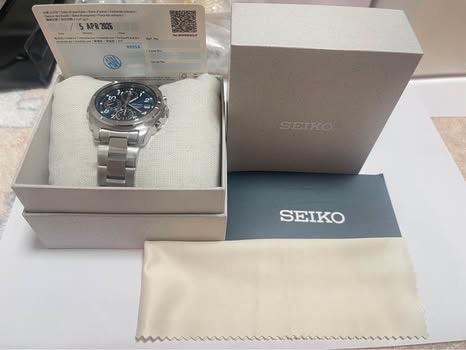 Seiko Chronograph 7T92 | Blue Gradient Dial | Full Set ของใหม่กริ๊บ รูปที่ 9