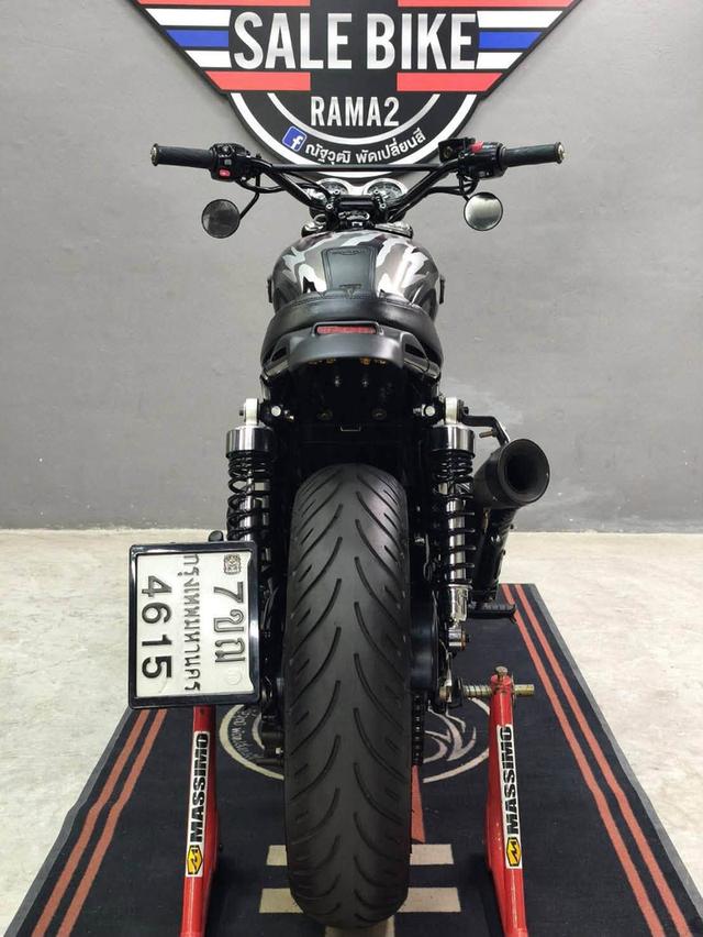 TRIUMPH BONNEVILLE T100 BLACK ปี 2017 ABS🇬🇧 แต่ง TRACKER หล่อๆ จบ ๆ พร้อมขี่ รูปที่ 12