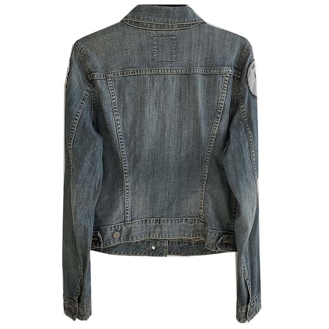 199 H แอนด์ M สีสนิมหายากมาก ยีนส์ยืด ลายผ้าชัด สะกิดขาดเท่ ๆ มีกระเป๋าอก ผ้านุ่มใส่สบาย พร้อมส่ง ไม่ต้องรอ 2