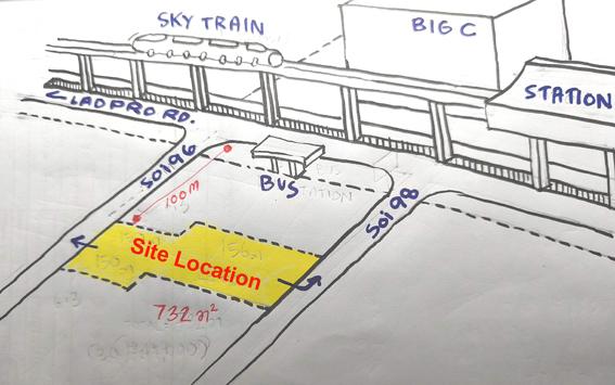 ที่ดินสวย ลาดพร้าว96 ทะลุ2ซอย ใกล้รฟฟ 2