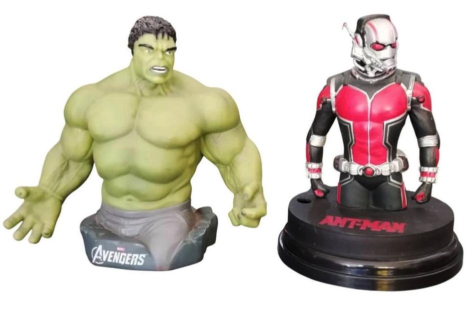 Collection Set ฝาแก้วน้ำโรงหนังThe Avengers-Antman- Spider Man (4 ชิ้น 600-)