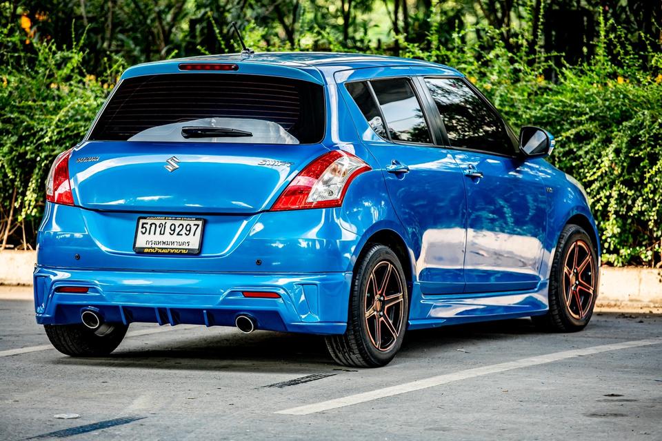 SUZUKI SWIFT 1.25 GLX สีฟ้า ปี 2014 มือเดียวป้ายแดง 4