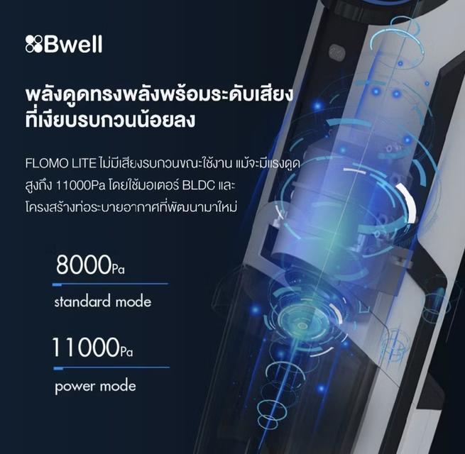 เครื่องดูดฝุ่นถูพื้นไร้สาย เพื่อสุขภาพ. บีเวล รูปที่ 4