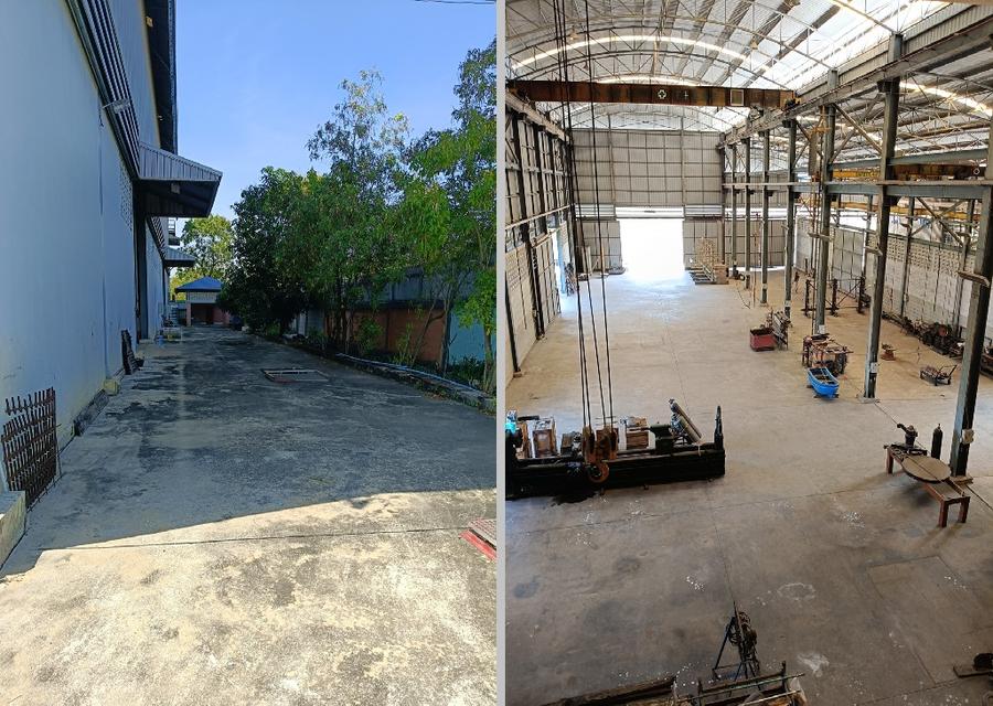 ให้เช่าโกดัง มีเครนพร้อมออฟฟิศ 4 ชั้น / ทำเล คลอง 6 ธัญบุรี / ถนนเลียบคลองหก 9