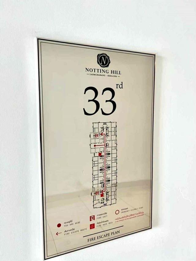 CM04387 ขายพร้อมผู้เช่า คอนโด น็อตติ้ง ฮิลล์ แหลมฉบัง Notting Hill Laemchabang-Sriracha ตรงข้าม ม.เกษตร ศรีราชา 8