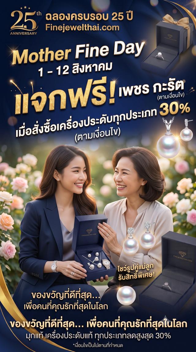 FineJewelThai | ชุดเครื่องประดับมุกแท้ ของขวัญวันแม่ ลดสูงสุด30%