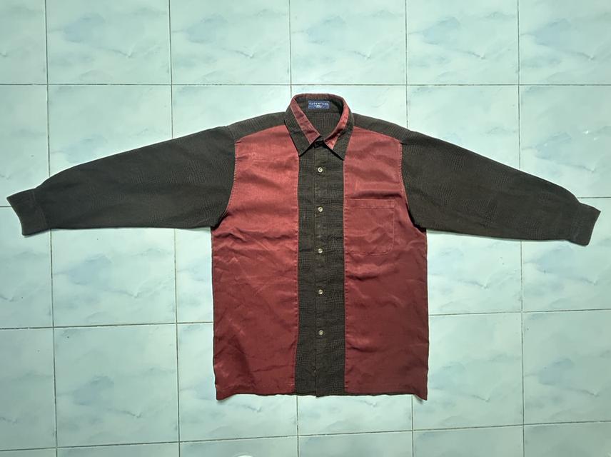 🦅 [JAPAN MARKET] เสื้อเชิ้ตแขนยาววินเทจแบรนด์ REDENTORE Collezione /Retro Mode 90s-Y2K 🕶️ รูปที่ 3
