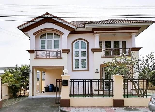 บ้านเดี่ยว 103.2 ตรว. 154 ตรม. 3 ห้องนอน 3 ห้องน้ำ 1 ห้องครัว 1 ห้องนั่งเล่น หมู่บ้าน ภัสสร 10 1