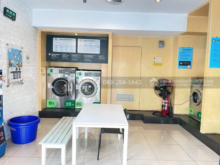 ขายตึกแถว วชิรธรรมสาธิต60 ถ.สุขุมวิท101/1 พร้อมกิจการเครื่องซักผ้า ราคาเพียง15.5ล้าน ตึกห้องริม2คูหา39ตรว. เห็นชัด เหมาะค้าขายและทำสำนักงาน 4