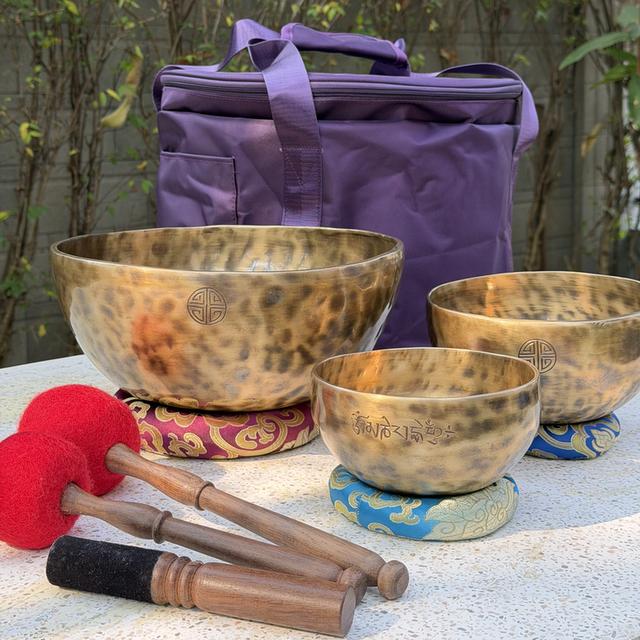 ขันทิเบต Full Moon โน้ต B E A แถมกระเป๋าพกพา