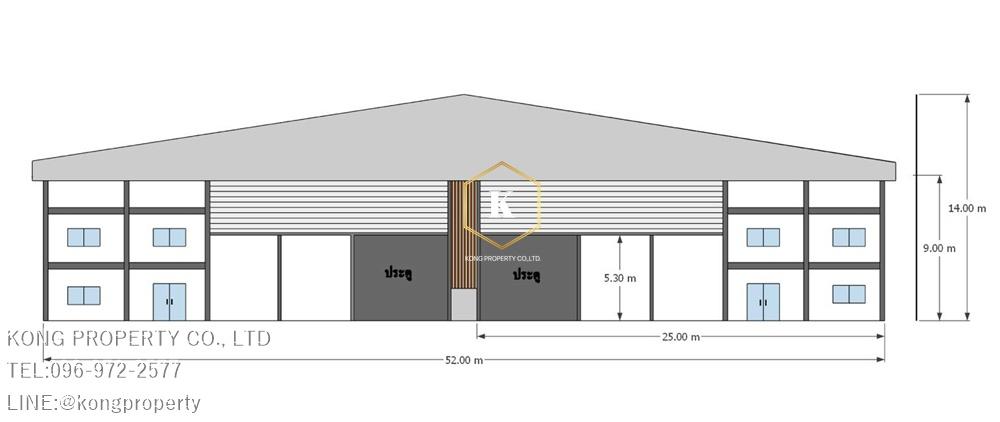 ให้เช่าโกดัง สร้างใหม่ สวนหลวง กระทุ่มเเบน สมุทรสาคร พื้นที่ 2,000ตรม 13