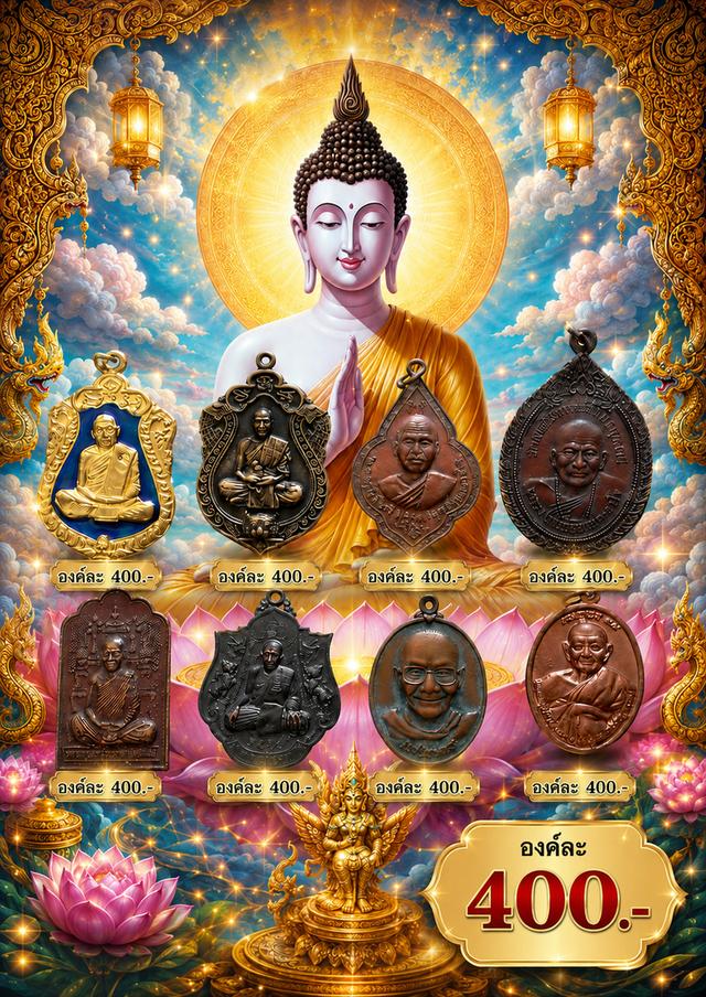 เหรียญหลวงปู่ทิม พ่อพัฒน์ หลวงพ่อโอด หลวงปู่เครื่อง หลวงตามหาบัว หลวงปู่แสน หลวงพ่อจรัญ หลวงปู่หงษ์