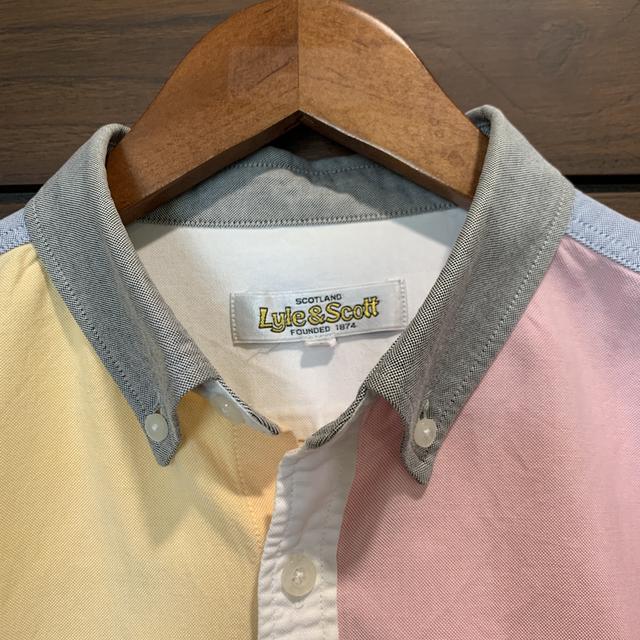 เสื้อเชิ้ต ผ้า Oxford ลาย Multi Color Lyle & Scott รูปที่ 3