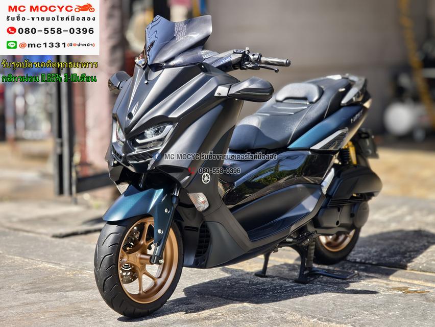 Nmax 2022 วิ่ง10000โลแท้ รุ่นTOP Yconnect ABS TCS รถบ้านแท้มือเดียว กุญแจบุคเซอวิสครบ แต่งแน่นๆ No1155 2