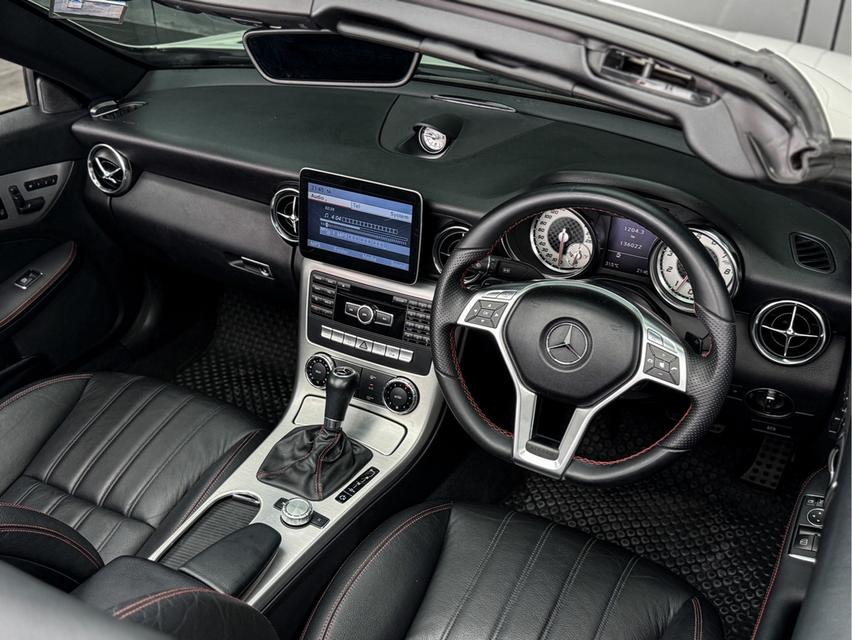รหัสรถ WRT6414 Benz SLK200 Amg Package 1.8 R172 Convertible AT สีขาวปี2013 8
