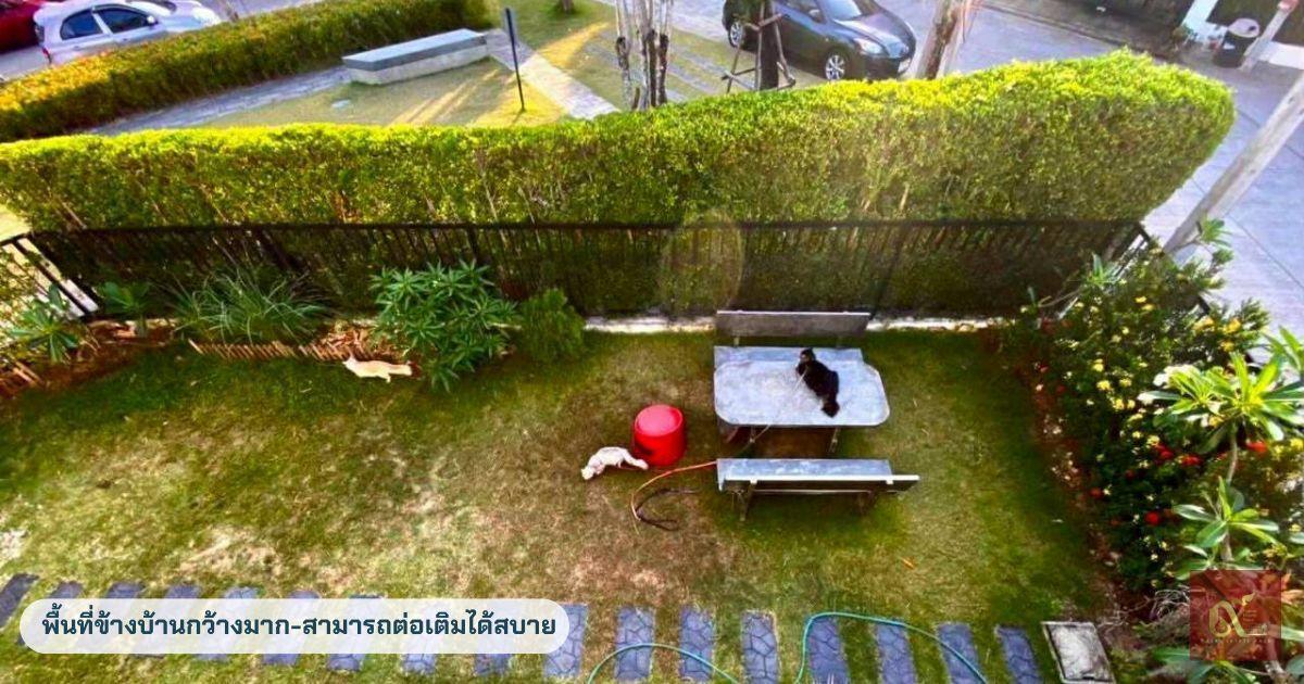 ทาวน์โฮมหลังมุม บรรยากาศร่มรื่น เงียบ สงบ ไม่ไกลตัวเมือง เดินทางสะดวก 10