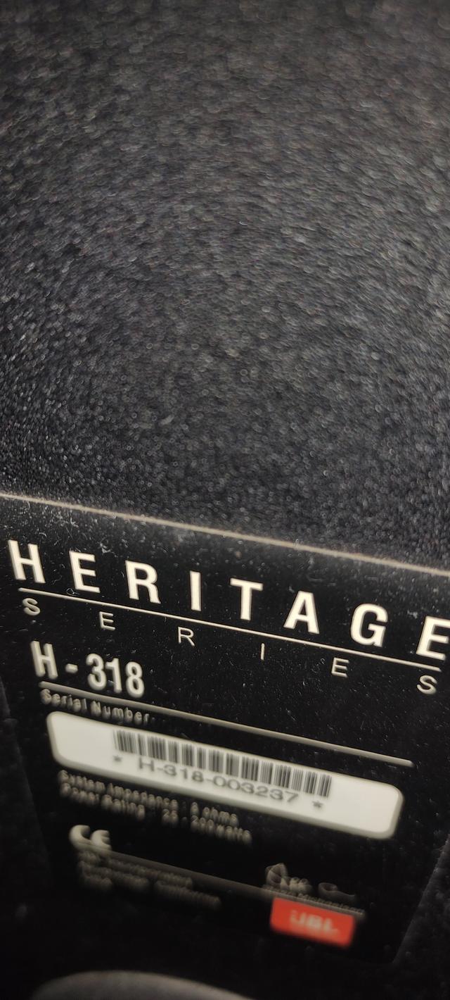 ลำโพง JBL heritage h-318 ราคา7500 10