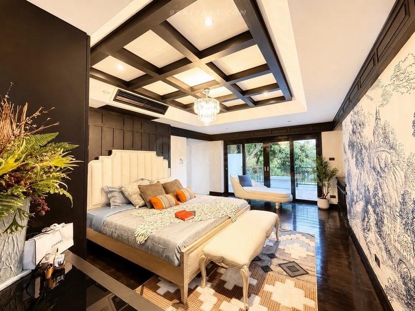 For Rent — Exclusive Thai-Modern Luxury Pool Villa near Na Jomtien Beach 4 bedrooms 5 bathrooms walking distance to the beach. elegant design รูปที่ 7