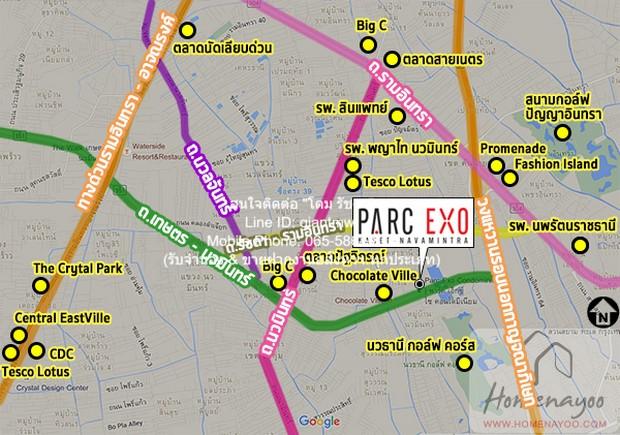 Condo Parc Exo Kaset - Navamintra 33Square Meter 10000 B. ใกล้ ช็อกโกแลต วิลล์ ดีงาม 2