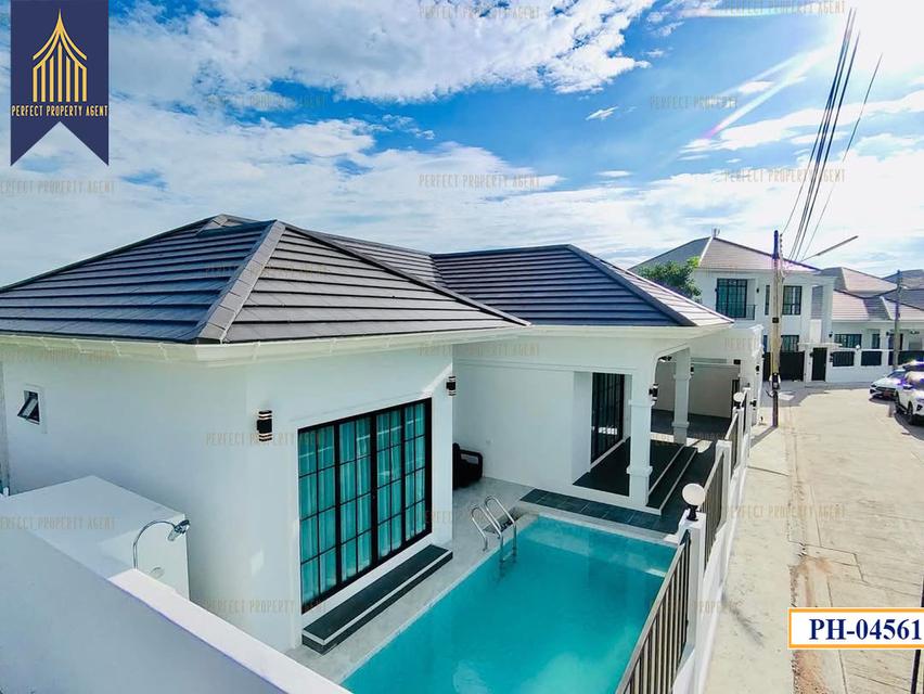 ขายบ้านเดี่ยวพูลวิลล่า สร้างใหม่ TW.Gargen hill ห้วยใหญ่ตรงข้ามอัยการ พร้อมเข้าอยู่ เฟอร์นิเจอร์และเครื่องใช้ไฟฟ้าครบครัน 2