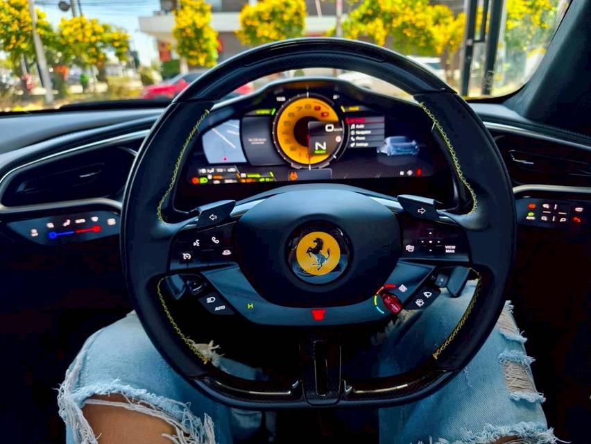 รหัสรถ KPV53 2025 Ferrari 296 3.0 GTB Coupe สีเหลือง GIALLO MODENA DS 4305  7