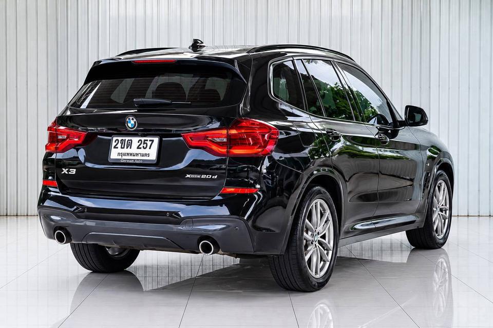 BMW X3, 2.0 xDrive20d M Sport ปี 2021 สีดำ โฉม G01 ปี17-25 รูปที่ 6