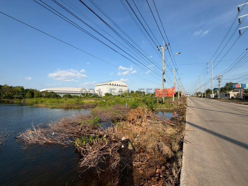 ขายที่ดินเปล่า แปลงใหญ่ 13-3-63 ไร่ ริมถนน ซอยประชาอุทิศ 90 หน้ากว้างติดถนนยาว ผังเมืองสีเขียว รองรับการพัฒนาแบบ Low Den 5