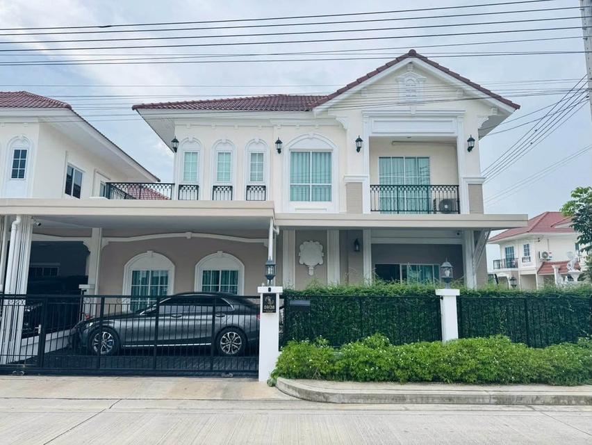 U1507 ปล่อยเช่าบ้านเดี่ยว 2 ชั้น หมู่บ้านบ้านลลิลเดอะเพรสทีจ วงแหวนฯ-ลำลูกกา คลอง 6  Lalin The Prestige Wongwan-Lumlukka Khlong 6 บ้านพร้อมเฟอร์ครบ 1