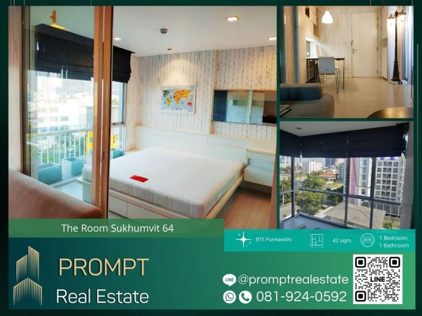 ST12592 - The Room Sukhumvit 64 - 42 sqm - BTS Punnawithi 1