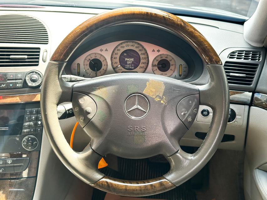 ขายรถ Benz E240 2.6 W211 Avantgarde Sedan ปี 2003 สีเทา เกียร์ออโต้ รูปที่ 14