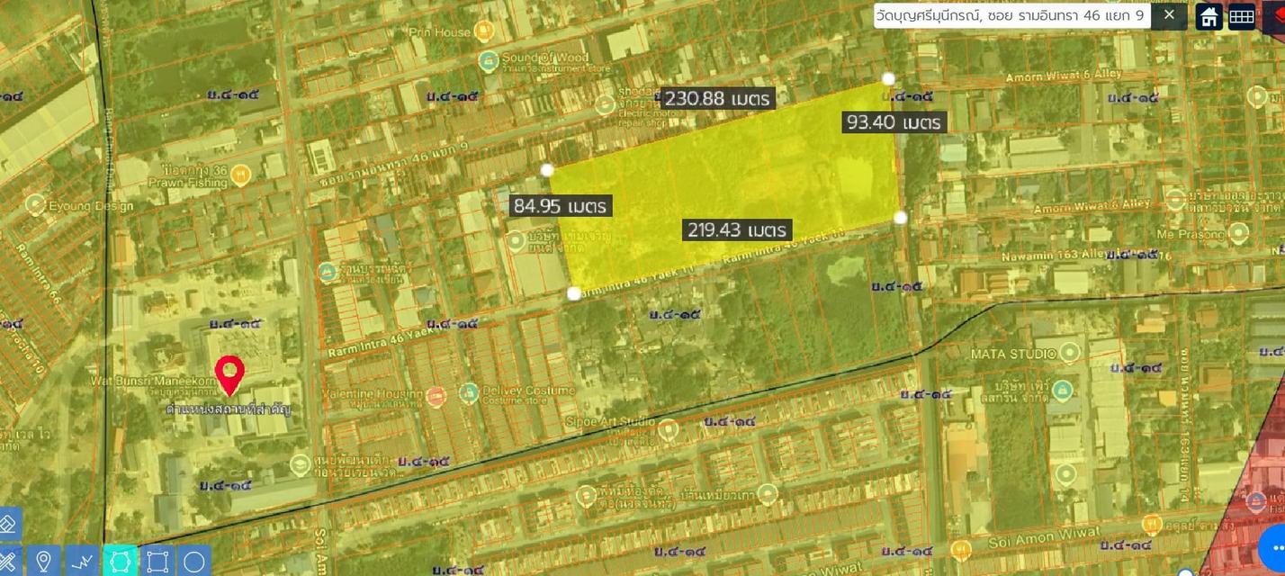 ที่ดินเปล่า 12-1-66 ไร่ รามอินทรา 46 แยก 11 2