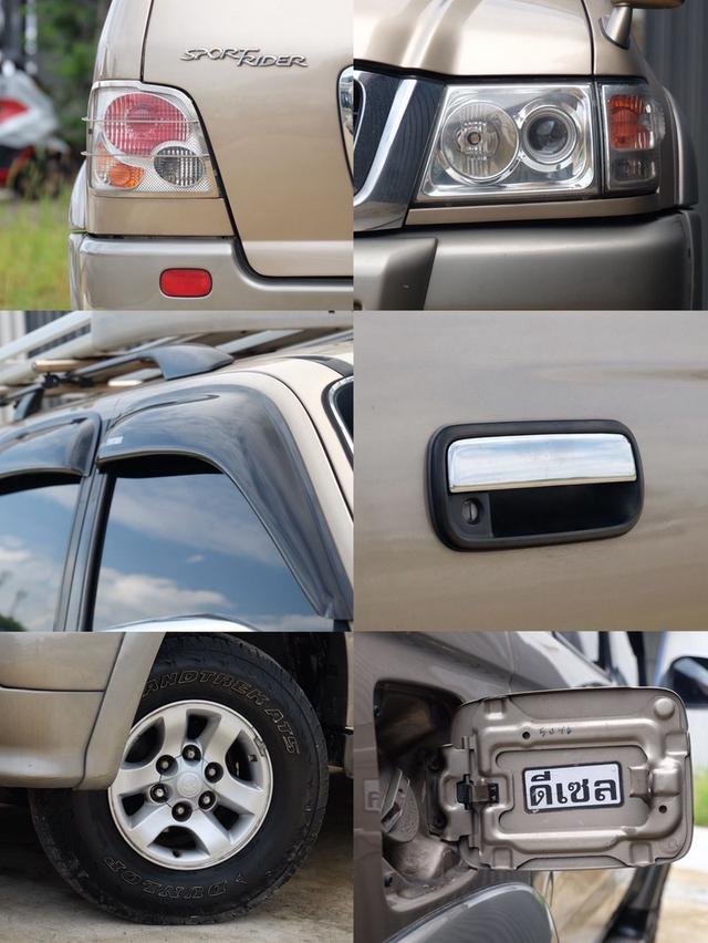 🚗TOYOTA SPORT RIDER, 2.5ดีเซล ปี03ไมล์ 4xx,xxx km.เครื่องยนต์ดีเซลเกียร์ออโต้  รถสวย พร้อมใช้ ราคา 💵158,000 บาท เล่มพร้อมโอน รูปที่ 9