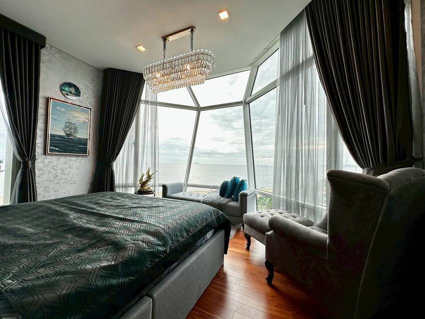 Reflection  Jomtien beach Pattaya For​ rent 3 bedroom  sea view 5 bathroom  1 stories room  1 kitchen  Size 217 sqm.  Building A, Floor 5 6