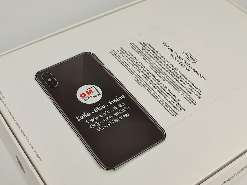 ขาย/แลก iPad Pro11 Gen3 M1 512GB Wifi+cellular Gray ศูนย์ไทย สวยมาก แท้ ครบยกกล่อง เพียง 33,900 บาท  5
