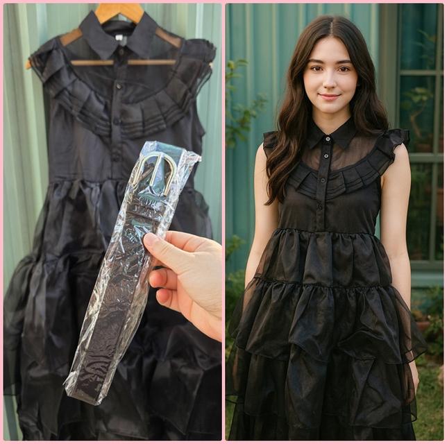 เดรสดำ คอสเพลย์ฮาโลวีน รูปที่ 12