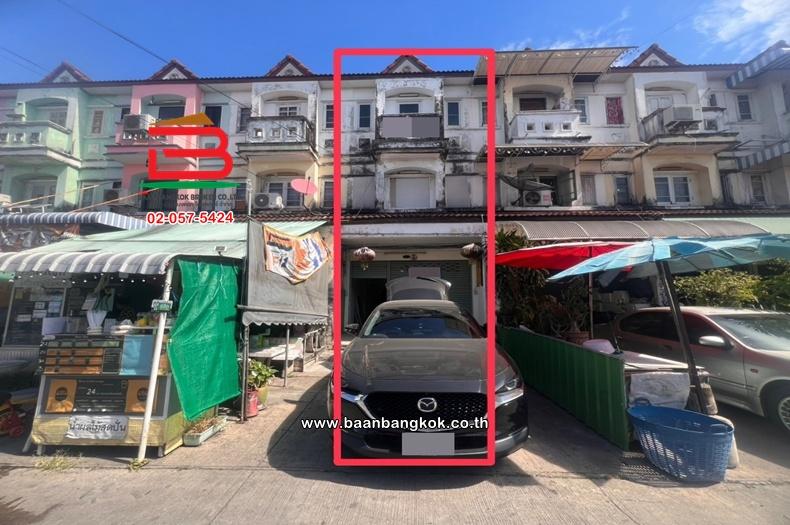 อาคารพาณิชย์ เนื้อที่ 16 ตร.ว. หมู่บ้าน เค.ซี.1 (ซอยหทัยราษฏร์ 39) ถนนหทัยราษฎร์ แขวงสามวาตะวันตก เขตคลองสามวา