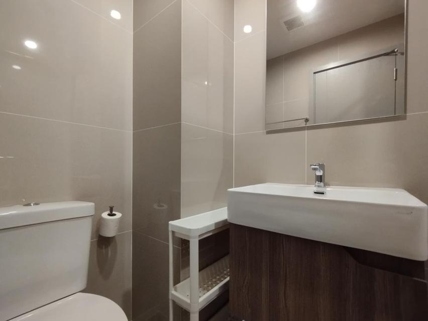 เจ้าของให้เช่า Ideo Ramkhamhaeng-Lamsali Station ห้องหน้ากว้าง ห้องมุม ผนังห้องนอนไม่ติดห้องอื่น ขนาด 1 ห้องนอน 34.69 ตรม. ชั้น 8 ระเบียงทิศตะวันตก วิ 9