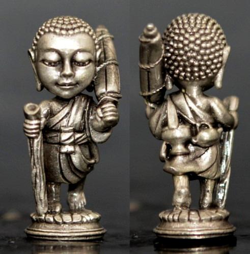 ✨ Exclusive Phra Sivali Satin Silver Amulet 2024 – Sacred Bronze Edition by Luang Pu Yen (Wat Kaeng Sadao) – Luxury Talisman for Perpetual Abundance,