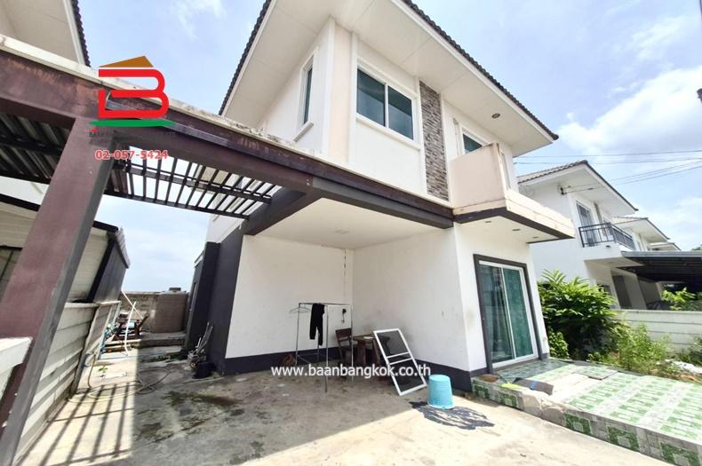  บ้านแฝด หมู่บ้าน เดอะไนน์ รังสิต คลอง 9 เนื้อที่ 36.8 ตรว. ใกล้วัดลานนา ถนนรังสิต-นครนายก ตำบลลำลูกกา อำเภอลำลูกกา จังหวัดปทุมธานี 3