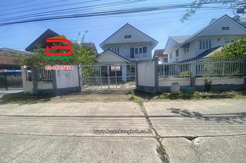 บ้านเดี่ยว เนื้อที่ 60 ตร.ว. หมู่บ้านประชาชื่น (สามัคคี 63) ใกล้มหาวิทยาลัยธุรกิจบัณฑิตย์ ถนนแจ้งวัฒนะ ตำบลบางตลาด อำเภอปากเกร็ด นนทบุรี 1