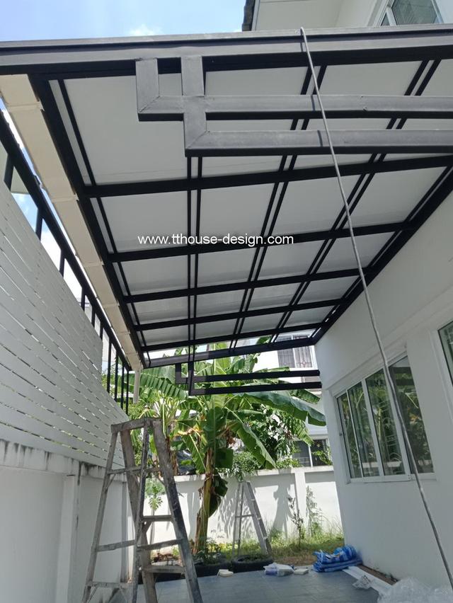 ต่อเติมโครงหลังคา กันสาด สไตล์โมเดริ์น Roof Modern DD Design23 รูปที่ 7